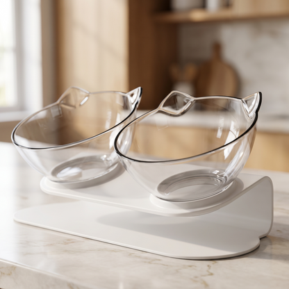 PawGen™ Anti‑Vomit Elevated Cat Feeder